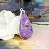 Vibrant Purple Stone Pendant