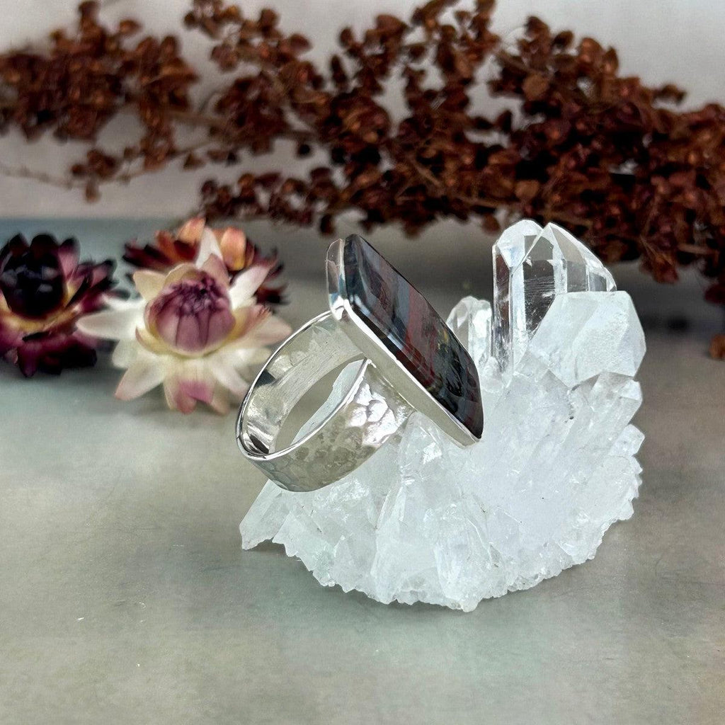 Dark Coloured Stone Ring