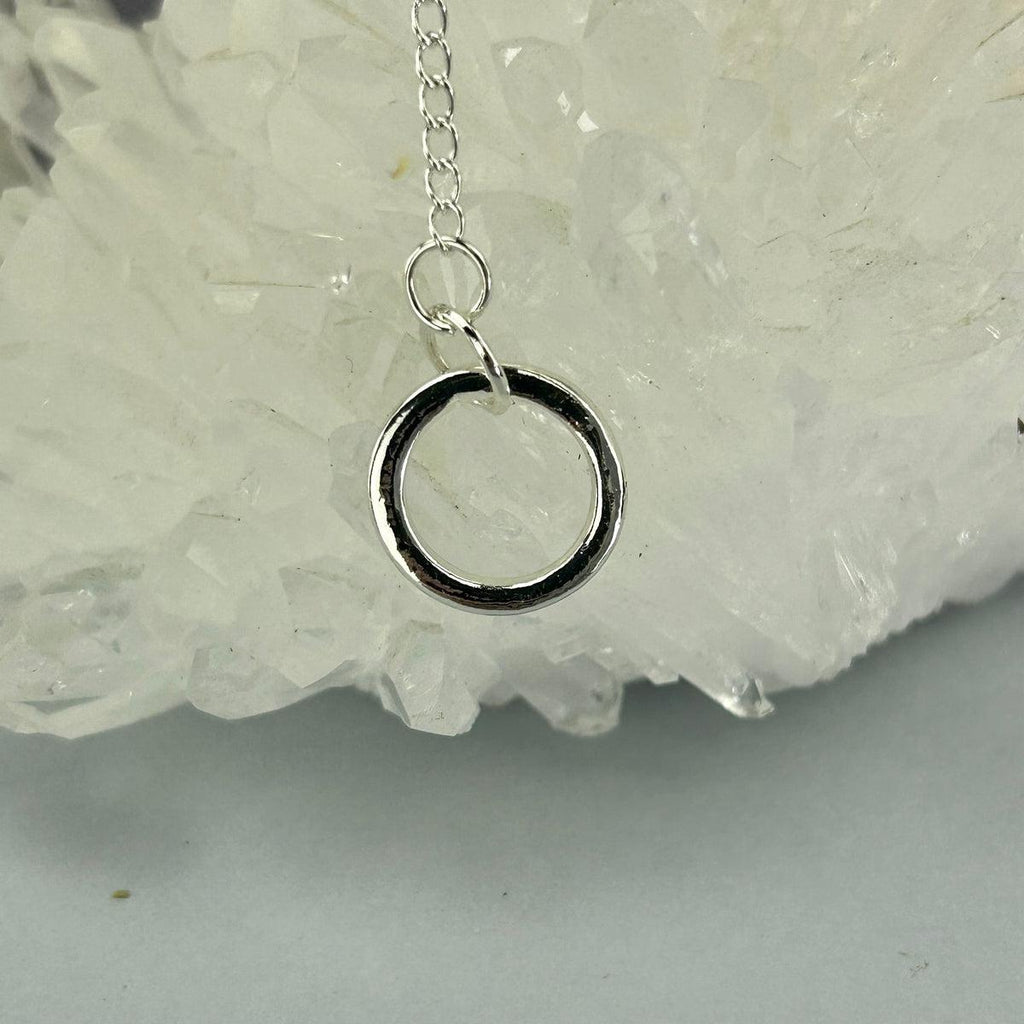 Crystal Pendulum With Silver Chain