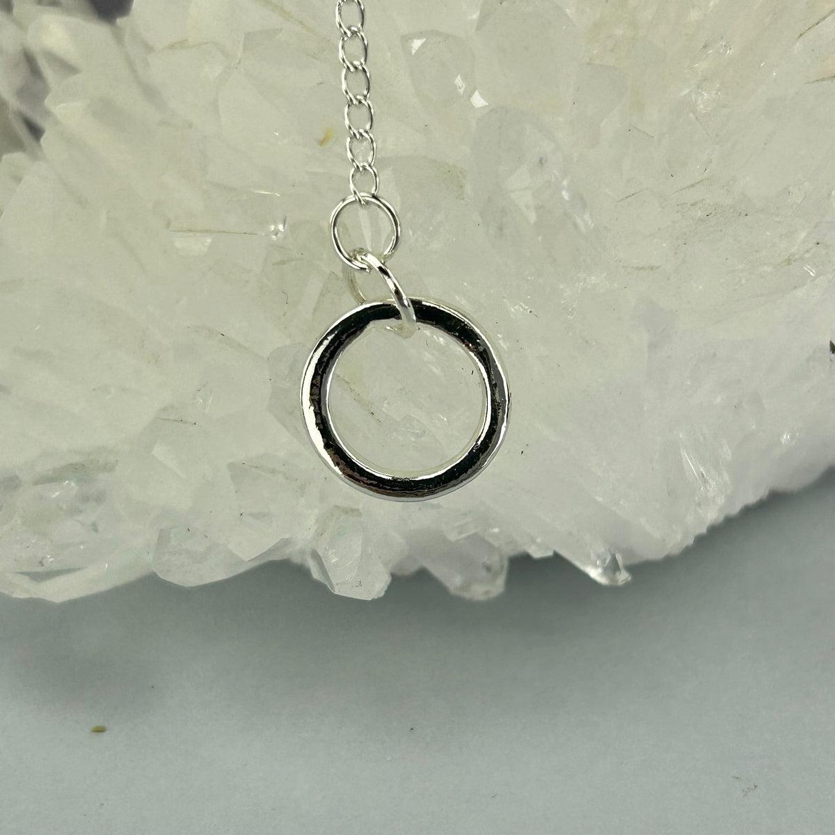 Crystal Pendulum With Silver Chain