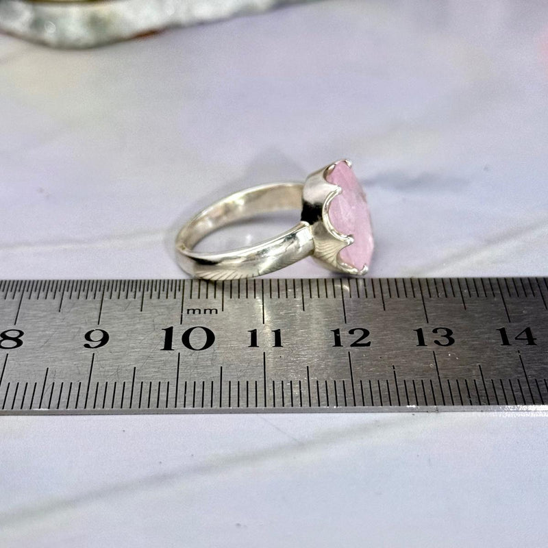Morganite Oval Cut Ring