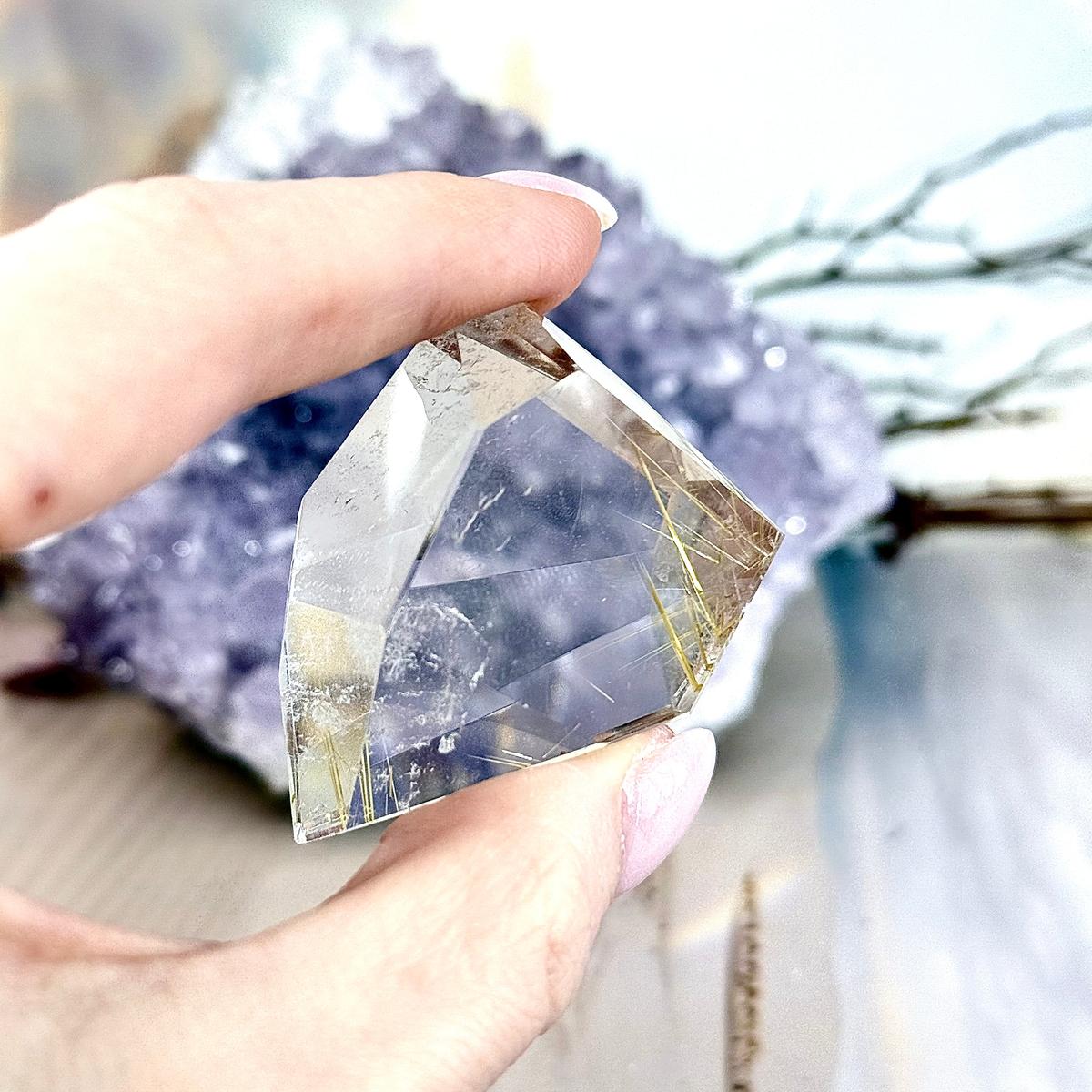 Clear Energy Blocks Crystal
