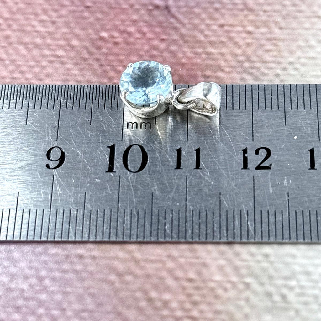 Pastel Blue Gemstone Pendant