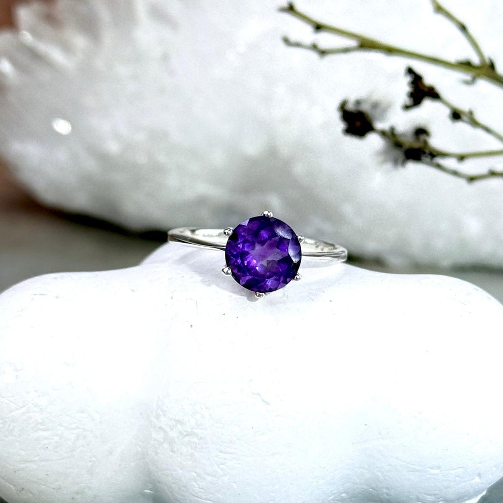 Assorted Gemstone Brilliant Cut Ring