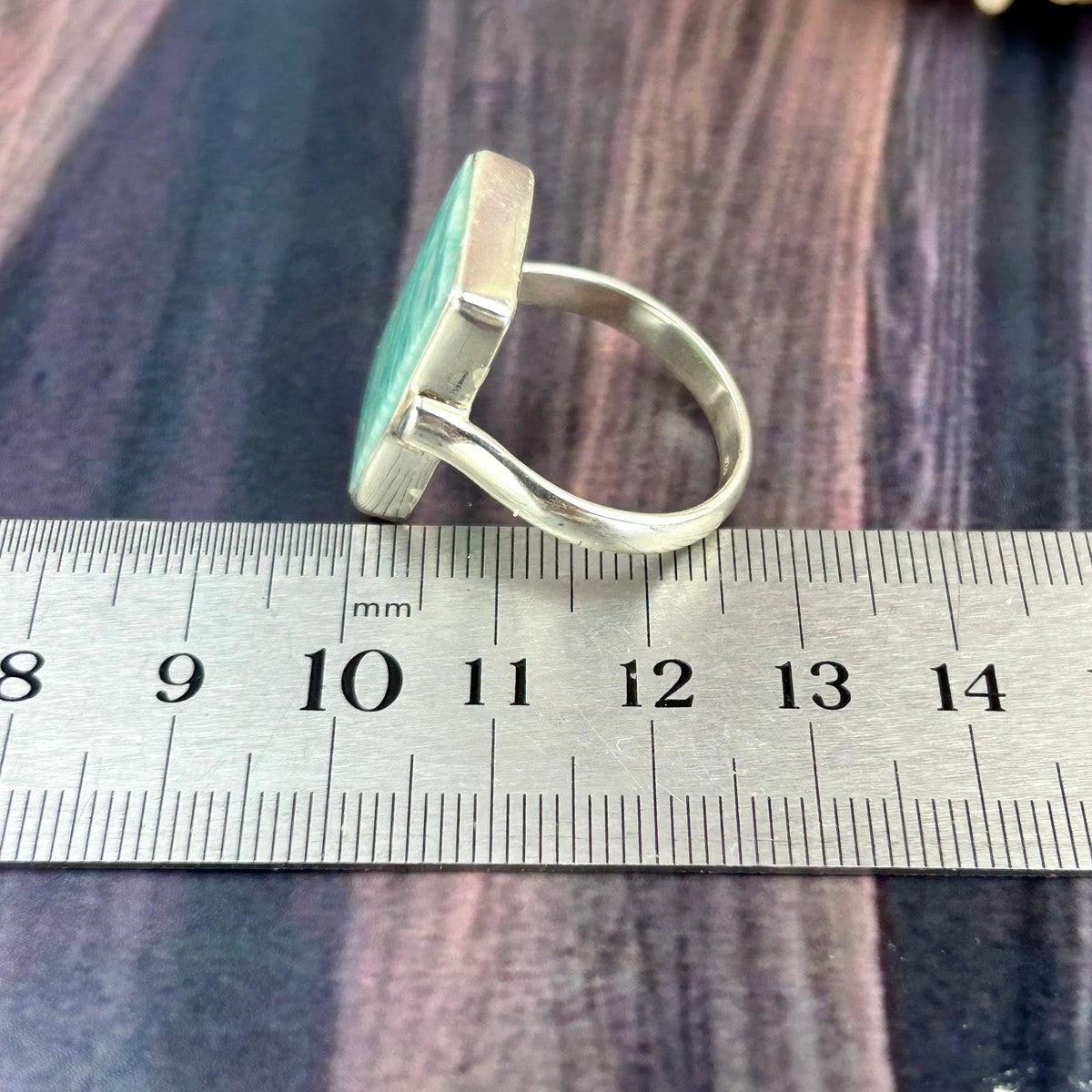 Green Crystal Ring