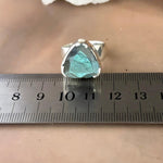 Triangle Cut Labradorite Ring