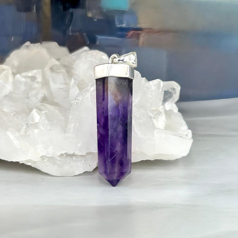 Ametrine Crystal Point Pendant