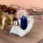 Lapis With Pyrite Flecks Ring