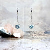 Extra Long Blue Topaz Earrings