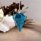 Apatite Pendulum With Silver Chain