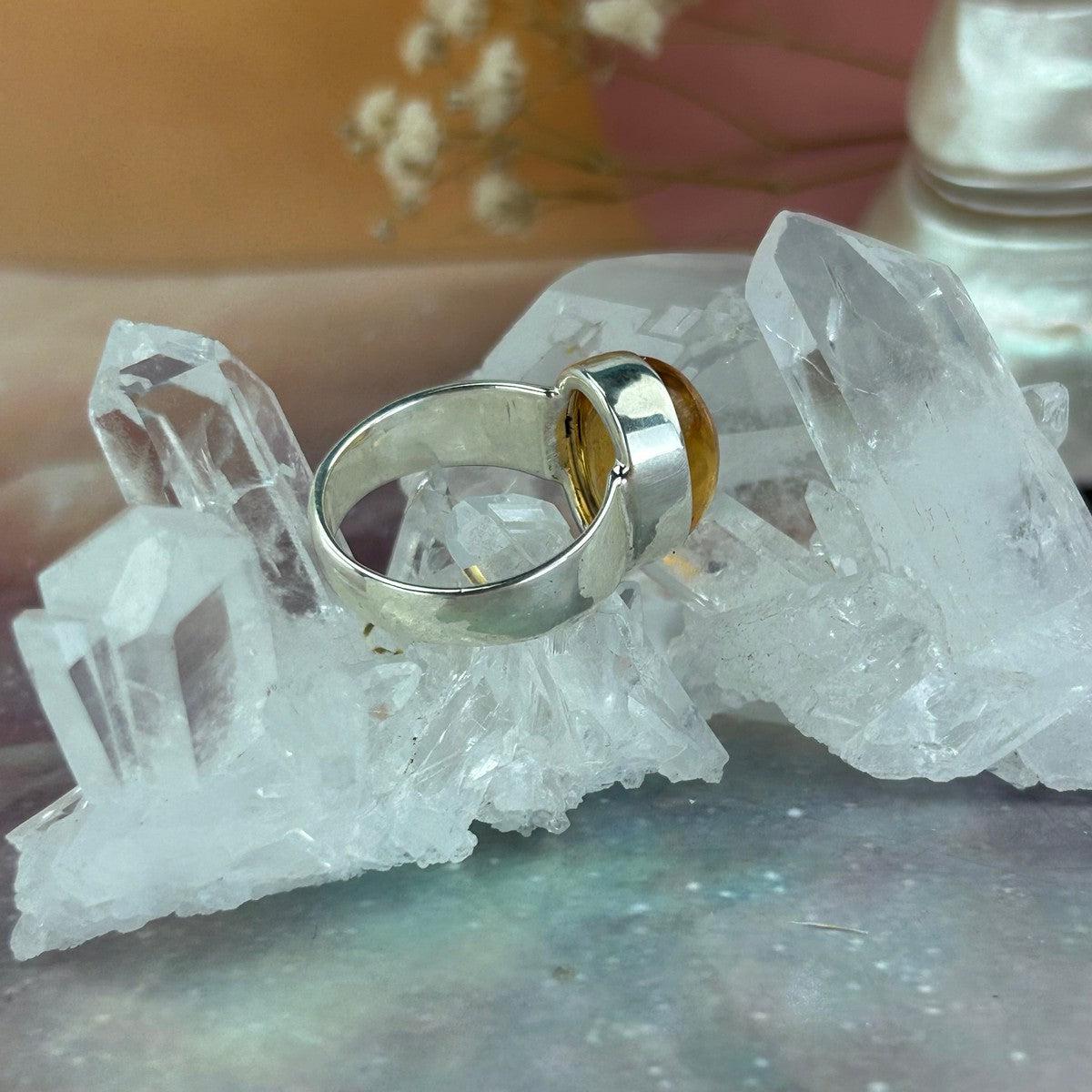 Oval Citrine Ring
