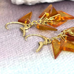 Amber Slice Earrings