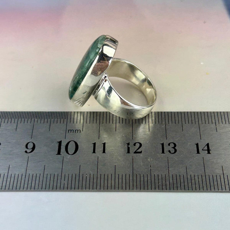 Rare Kyanite Silver Ring