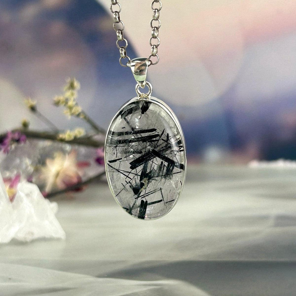 Black Shard Crystal Pendant