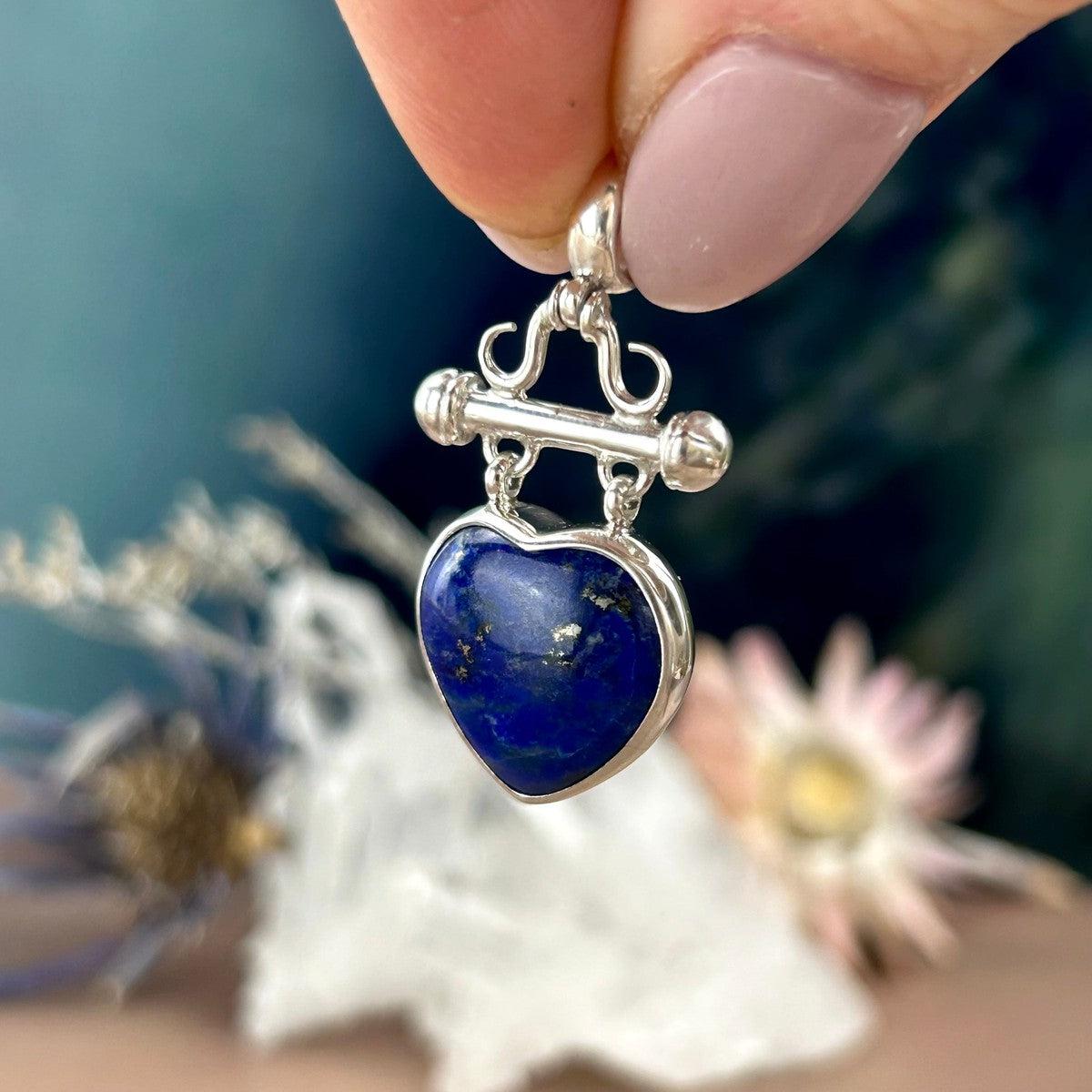 Lapis Lazuli Heart Pendant