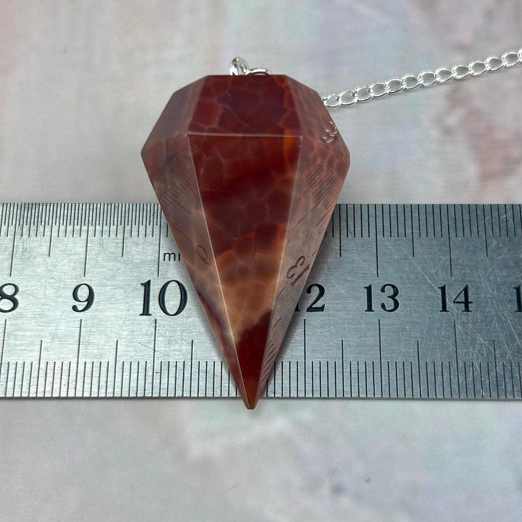 Agate Crystal Pendulum