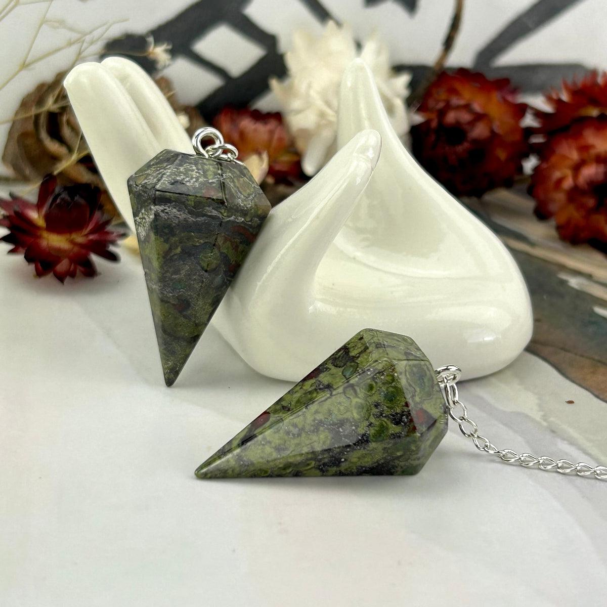 Dragon's Blood Crystal Pendulum