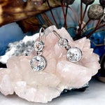 Morganite And Killiecrankie Diamond Earrings