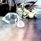 Soft Pink Crystal Pendant