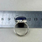Thin Band Lapis Ring