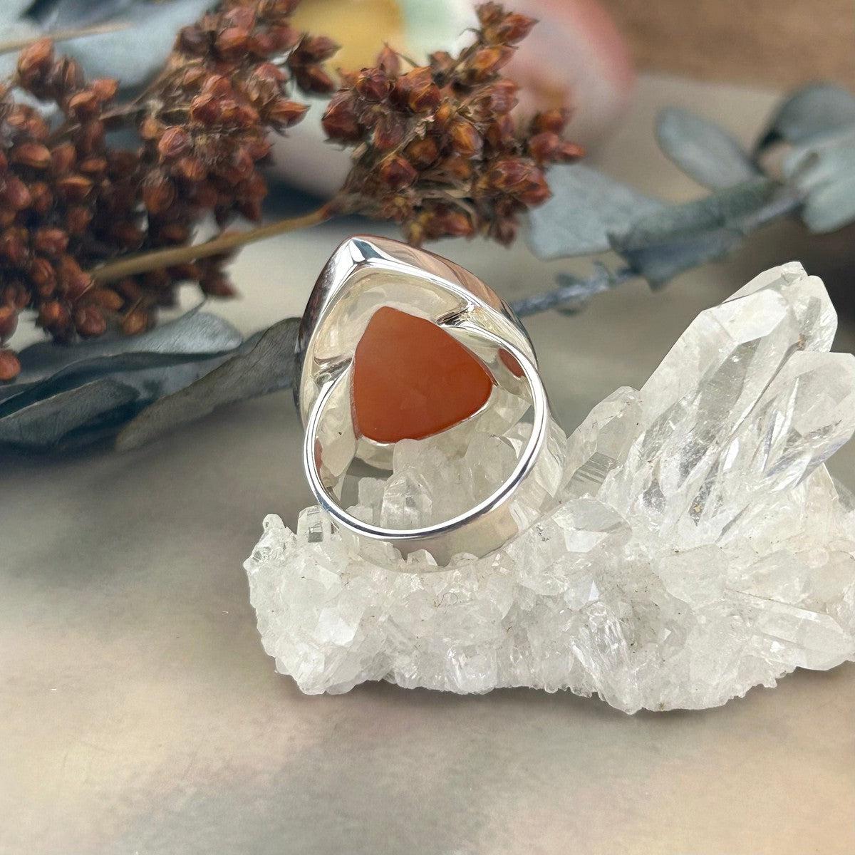 Carnelian Feature Ring