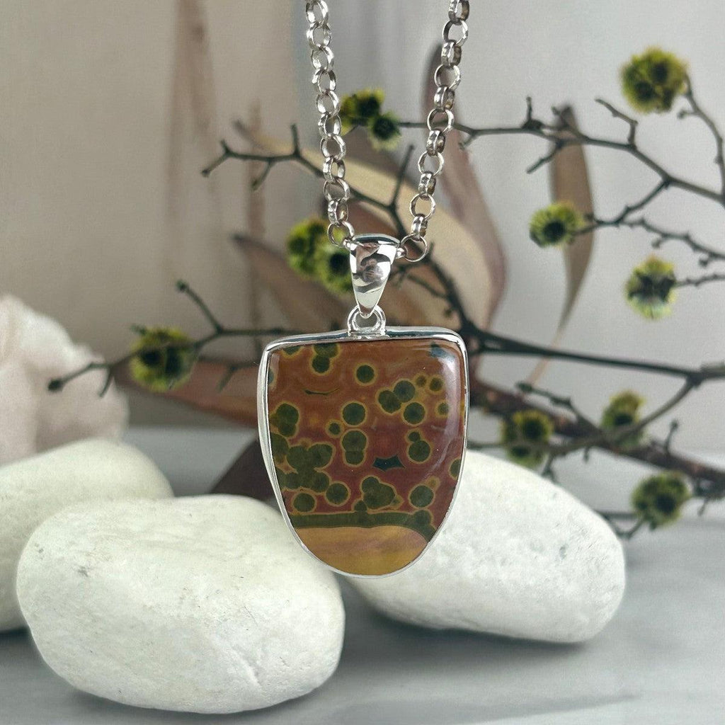 Spotted Jasper Pendant