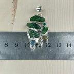 Rough Cut Chrome Diopside Jewellery