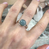 Aquamarine Pinky Ring