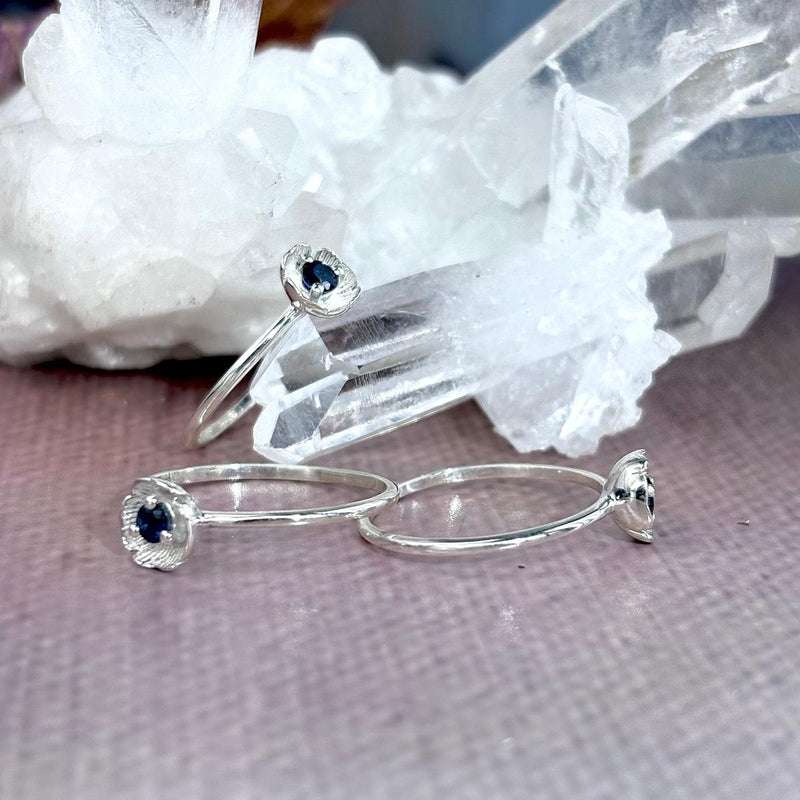 Dainty Sapphire Ring
