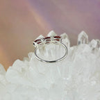 Assorted Gemstone Three Stone Stacker Rings
