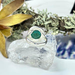 Malachite Round Dome Ring