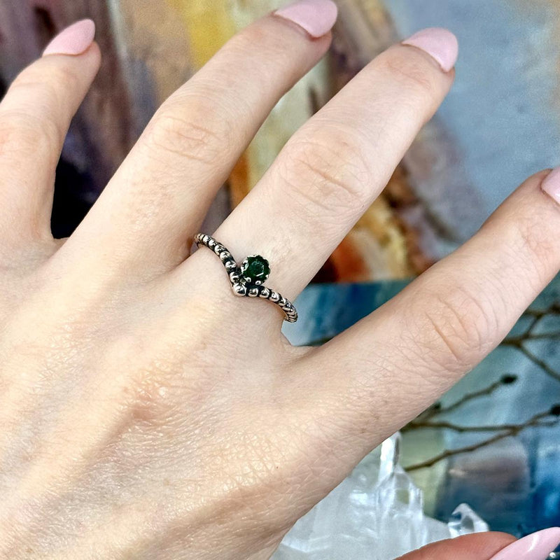 Gemstone V Ring