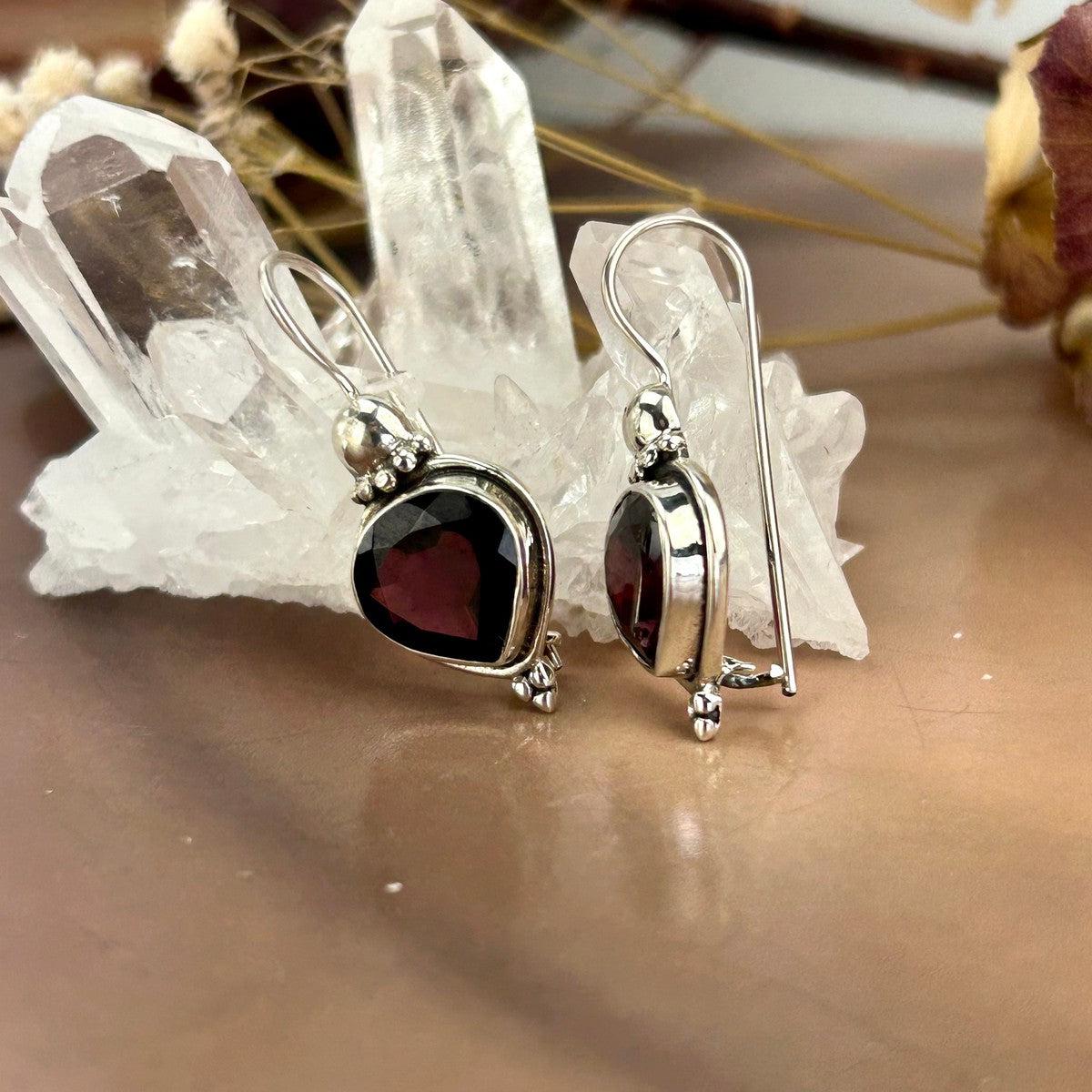 Garnet Sterling Silver Jewellery