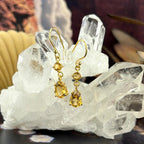 Citrine Gold Earrings