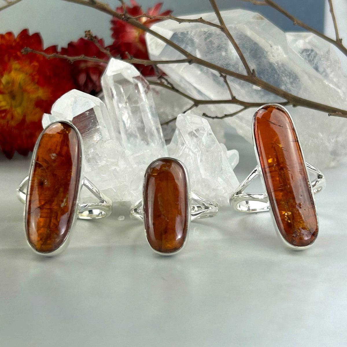 Orange Kyanite Crystal Jewellery