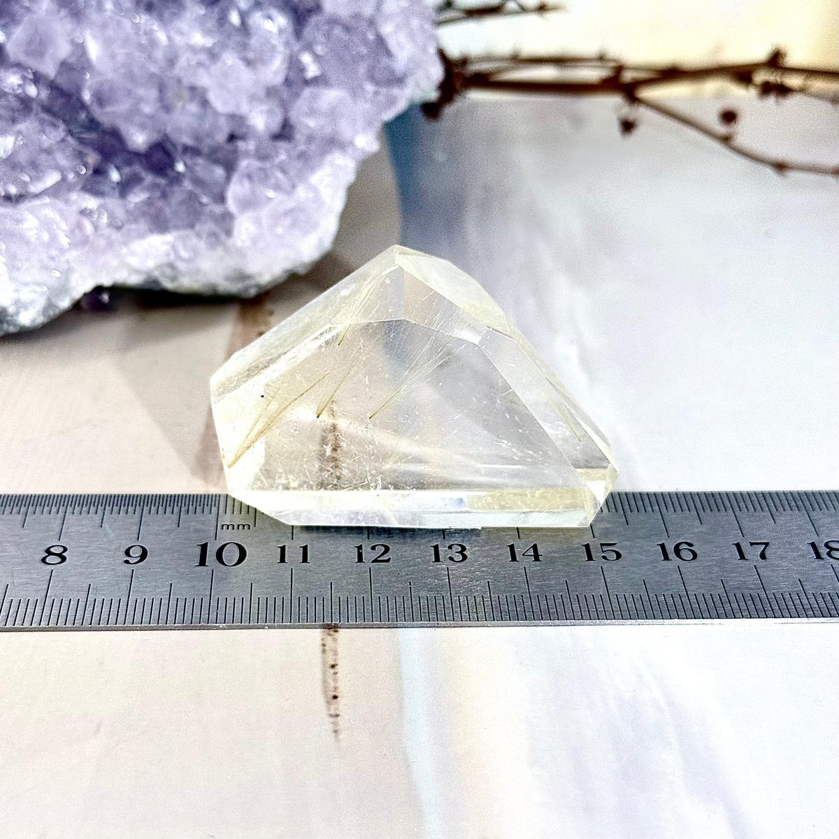 Golden Rutile Quartz Stone