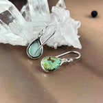 Pear Shaped Turquoise Earrings