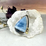 Owyhee Blue Opal Teardrop Pendant