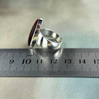 Long Teardrop Crystal Ring