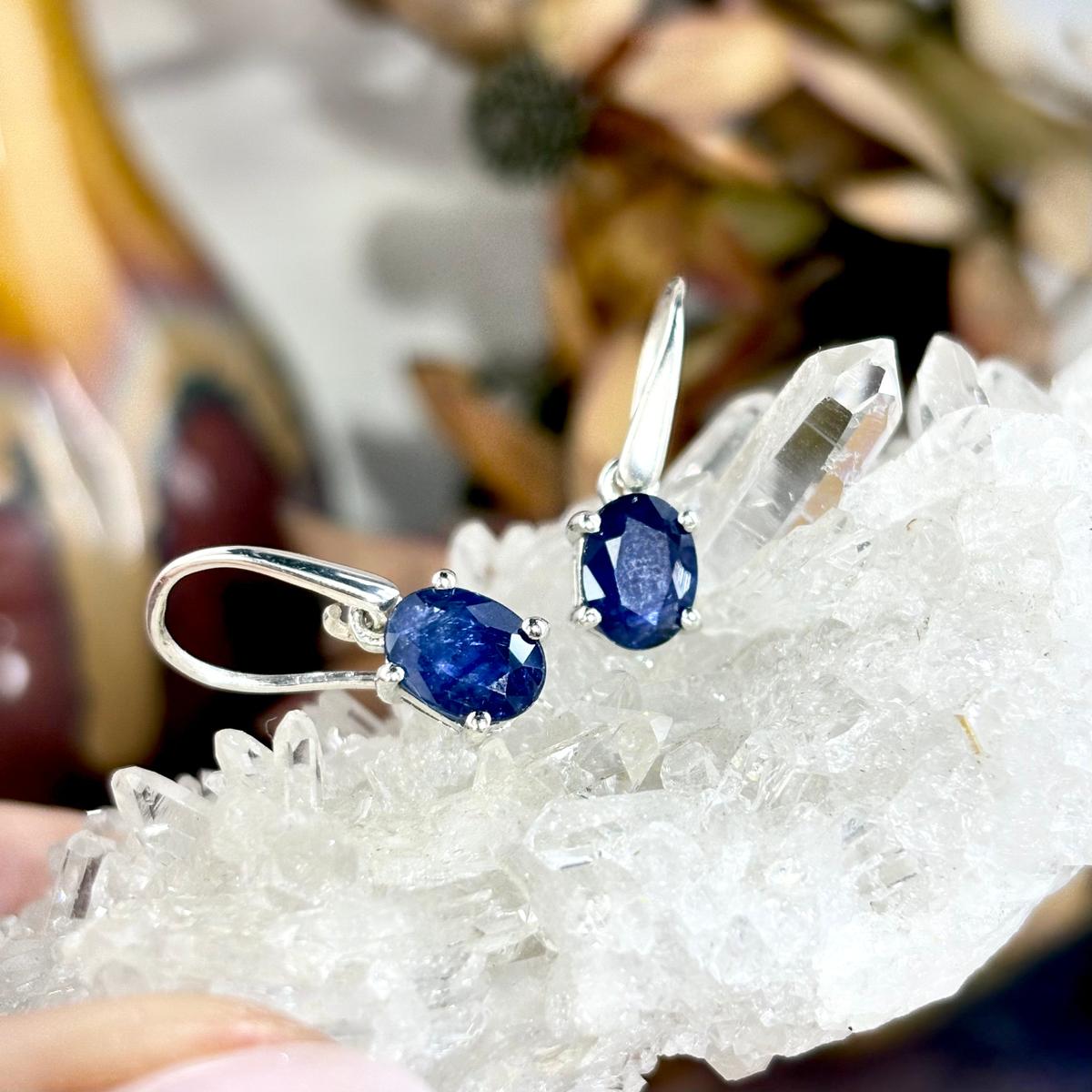 Classic Design Sapphire Earrings