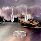 Pink Crystal Drop Earrings