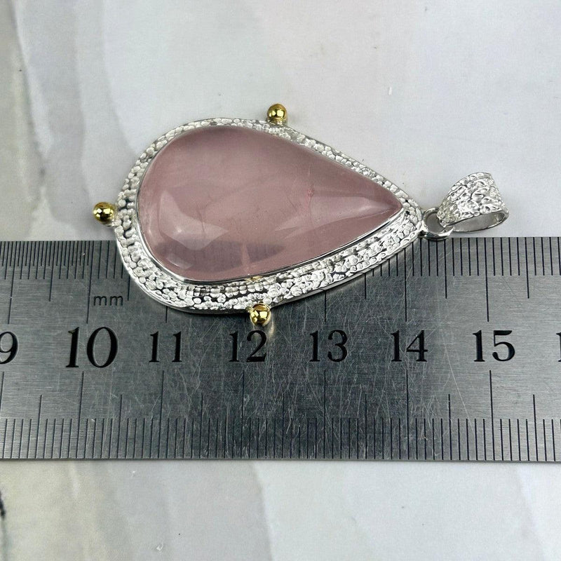 Large Pink Crystal Pendant