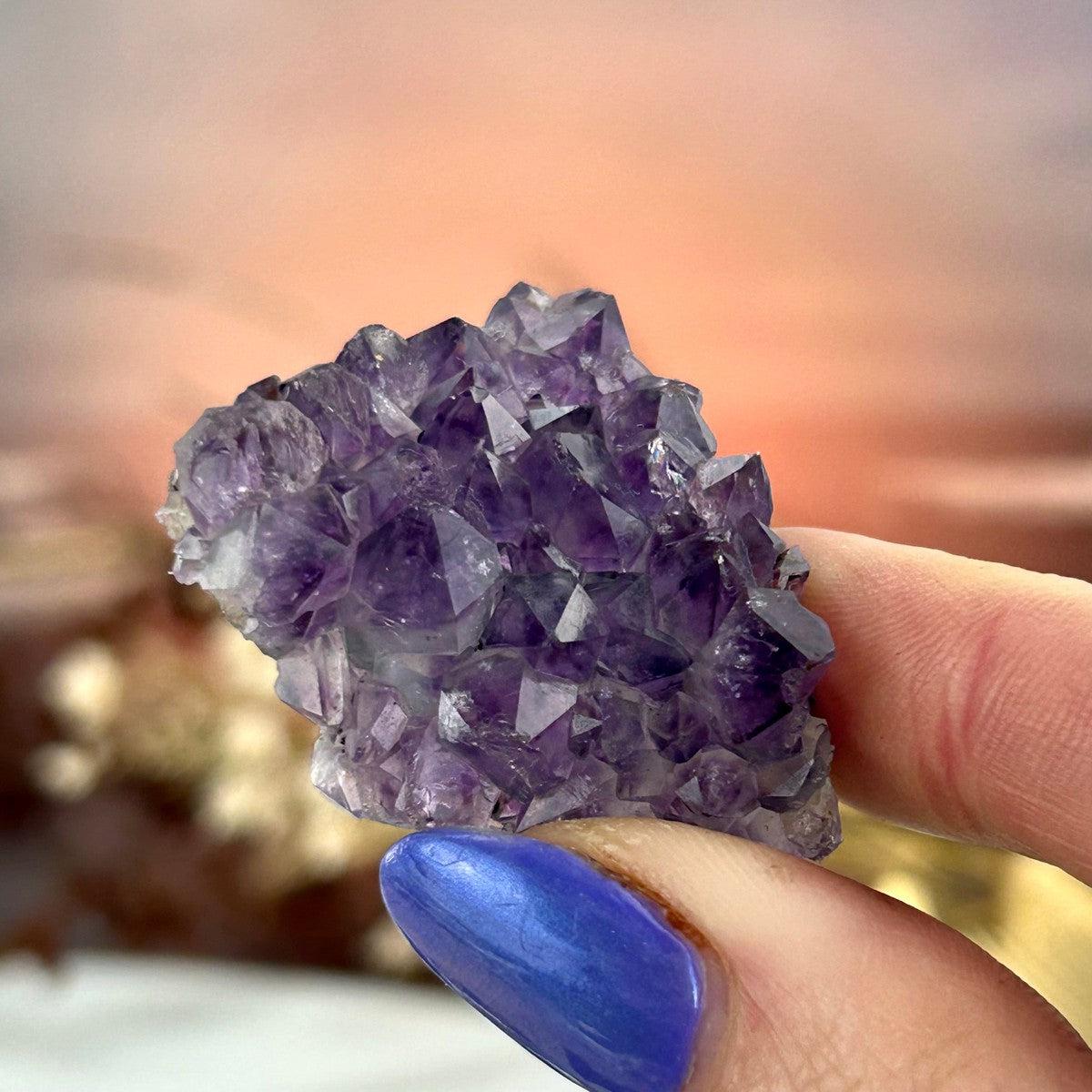 Raw Amethyst Crystal Clusters