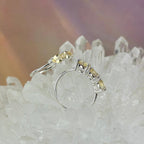 Assorted Gemstone Three Stone Stacker Rings