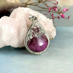 Cobalt Calcite Women's Pendant