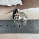 Polished Amethyst Ring