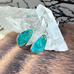 Turquoise Crystal Drop Earrings