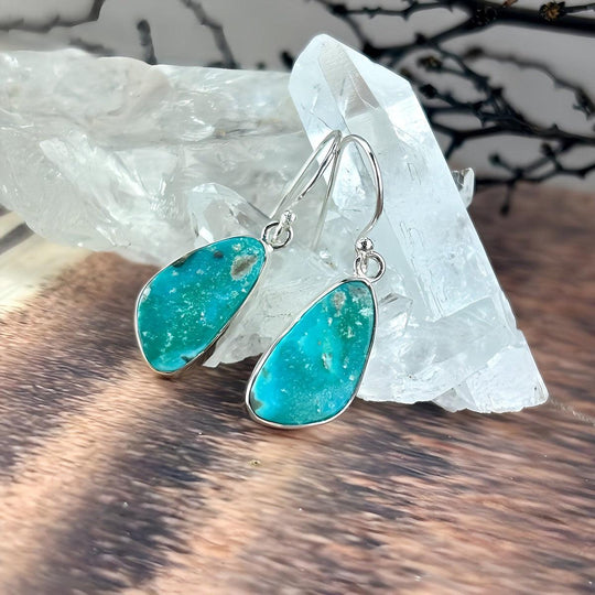 Turquoise Wing Drop Earrings