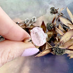 Morganite Sterling Silver Ring