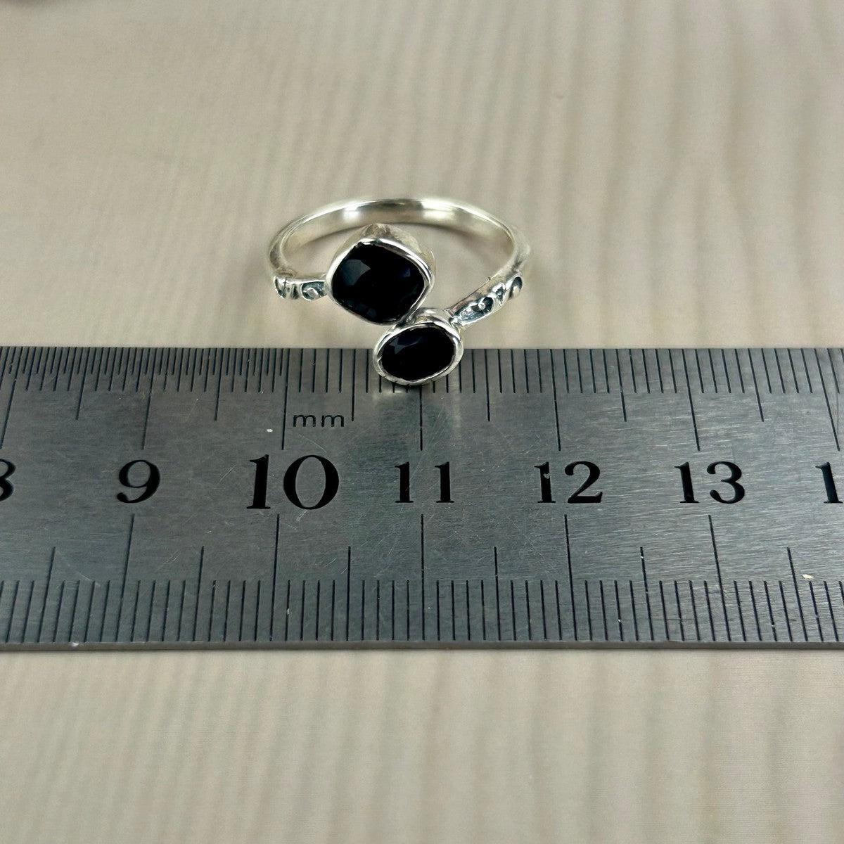 Onyx Sterling Silver Ring